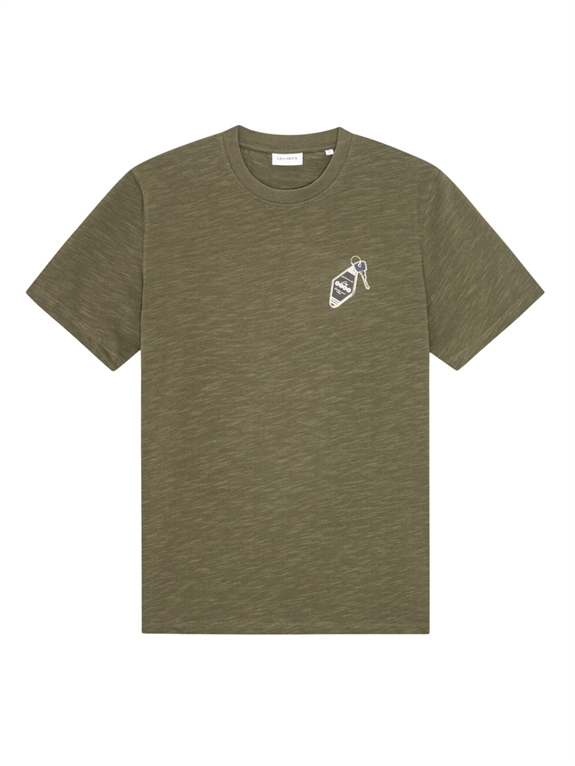 Les Deux Ben Troy T-shirt - Olive Night